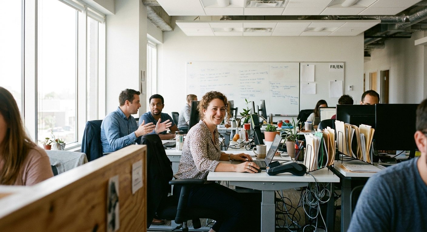The CleverPays office in Laval, wide.