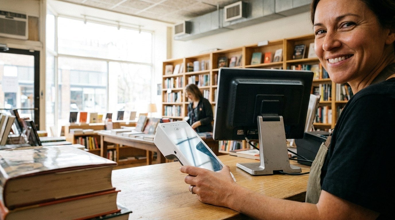 An owner reviewing account access on a laptop.